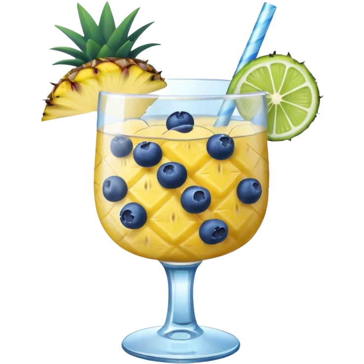 Pineapple Blueberry Margarita emoji