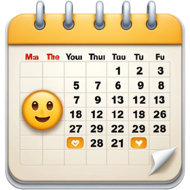 el siguiente mes emoji