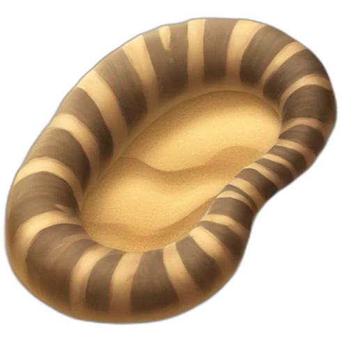 Sandworm on sand emoji