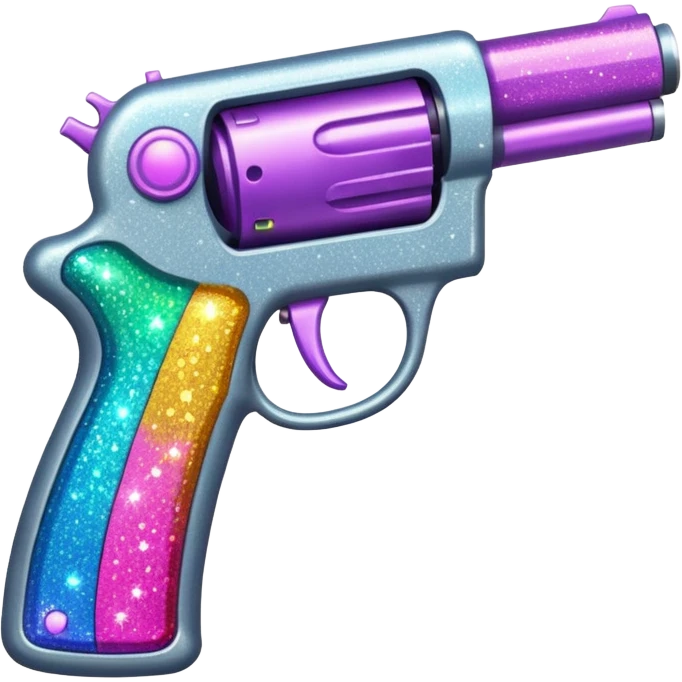 glitter gun emoji