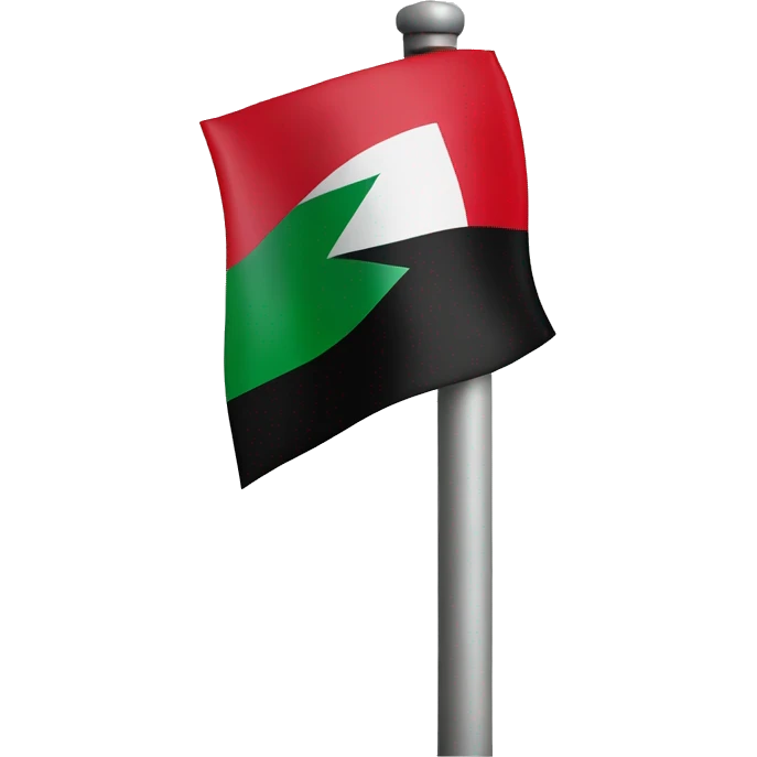 Palestine flag pole  emoji