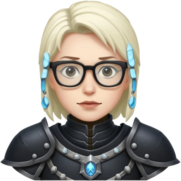 death knight wearing glasses  emoji