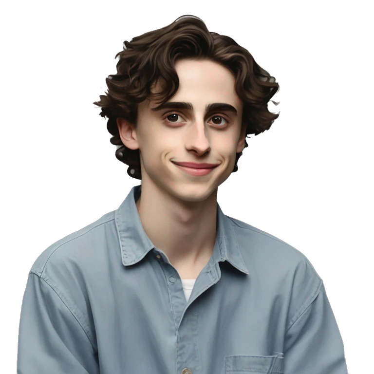 Timothée Chalamet in Call Me By Your Name emoji