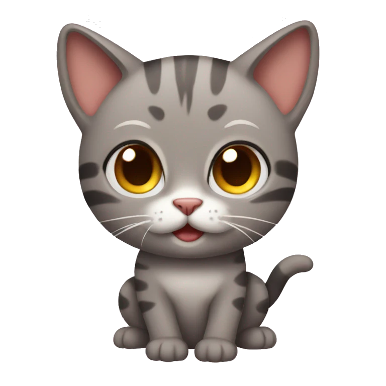 Cat looks so cute  emoji