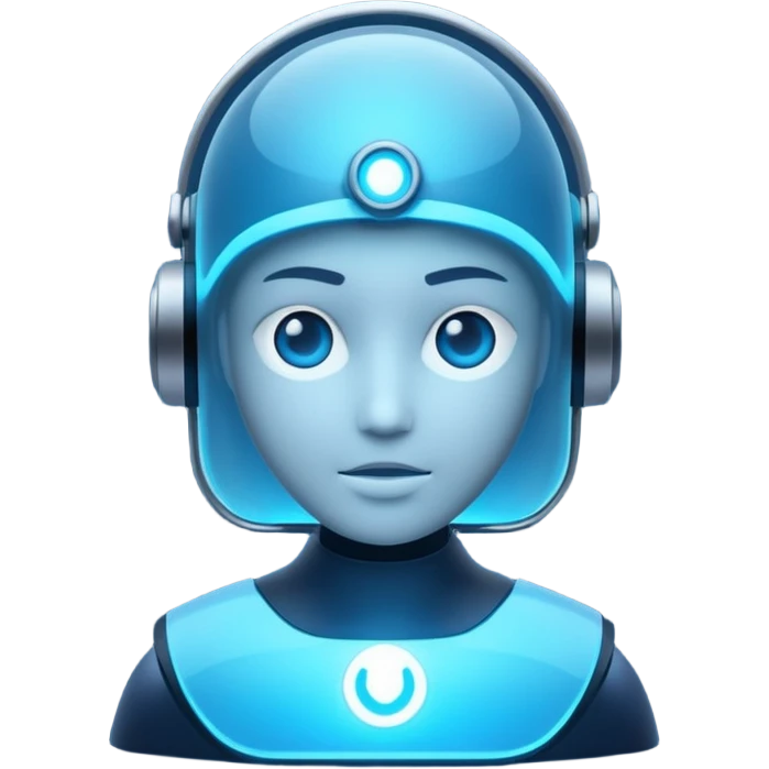 AI 솔루션 (blue color) emoji