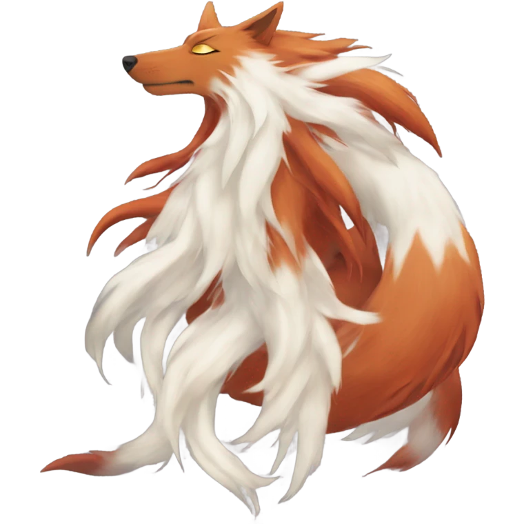 Kurama the nine tailed fox emoji