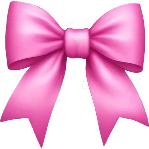 Bow pink  emoji