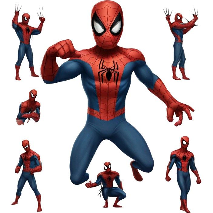 Spider man wolverine emoji