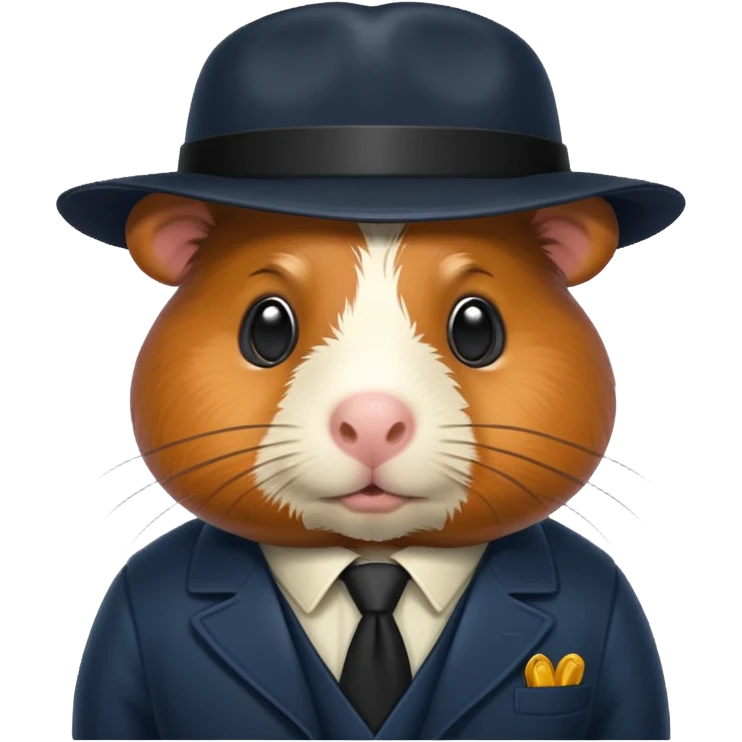 detective guinea pig emoji
