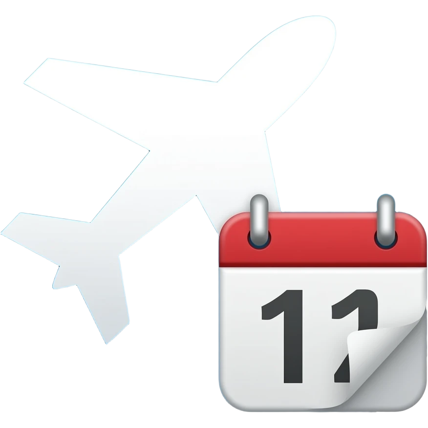 i want an app logo about booking flight emoji