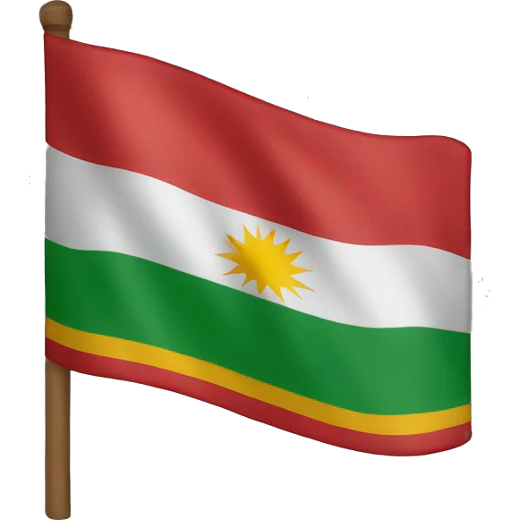 Kurdistan flag emoji emoji