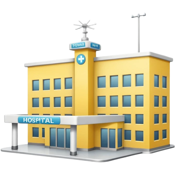 yellow hospital emoji