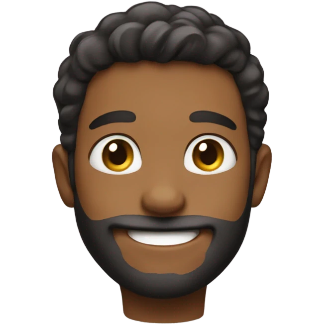 happy boy with facial hair emoji