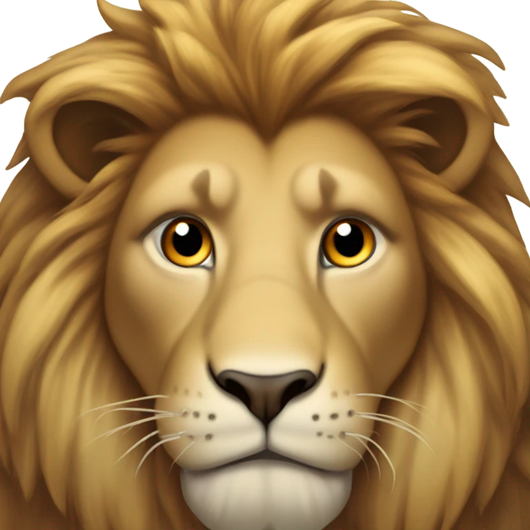 Injured lion emoji