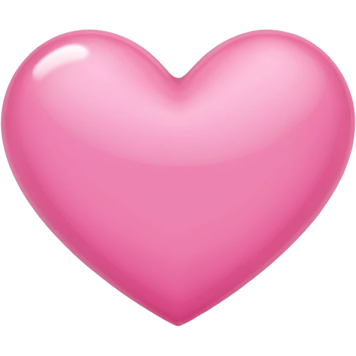 A pink heart design by ribon emoji