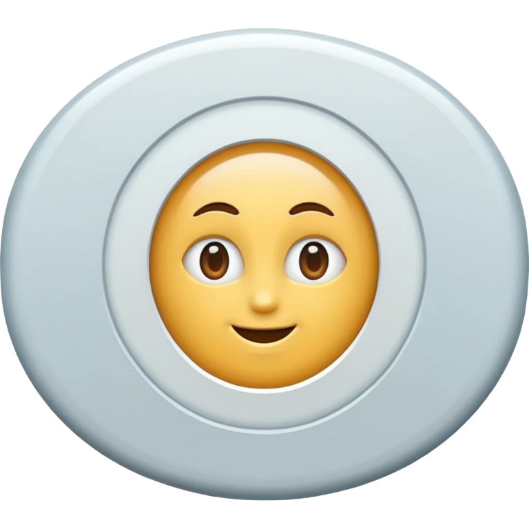 To balll and tall oval in the middle emoji