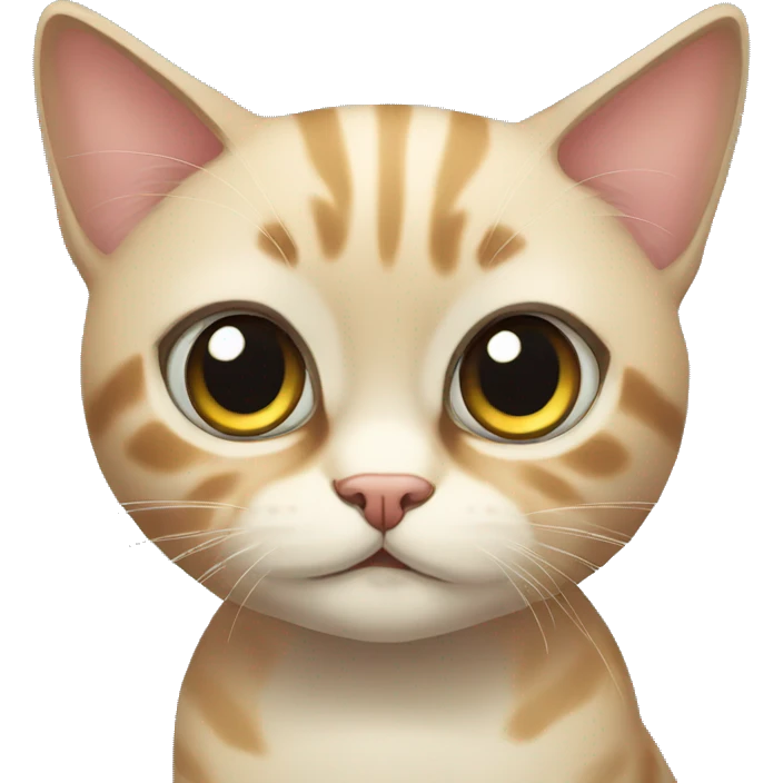 big eyes cat emoji