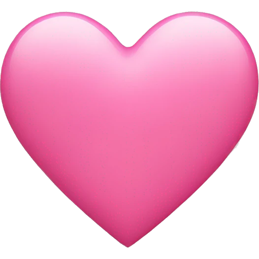 Pink heart emoji