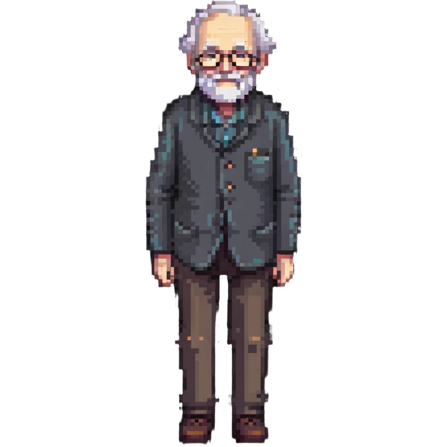 old man full body emoji