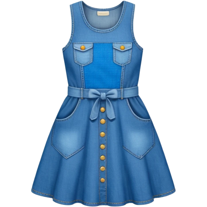 denim dress emoji
