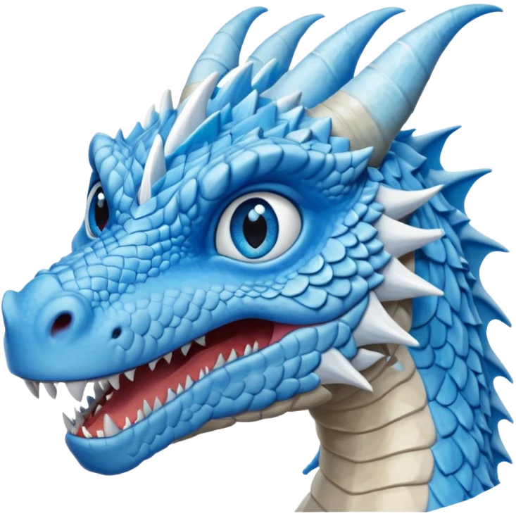 Viserion from Games of throne character face only front face emoji