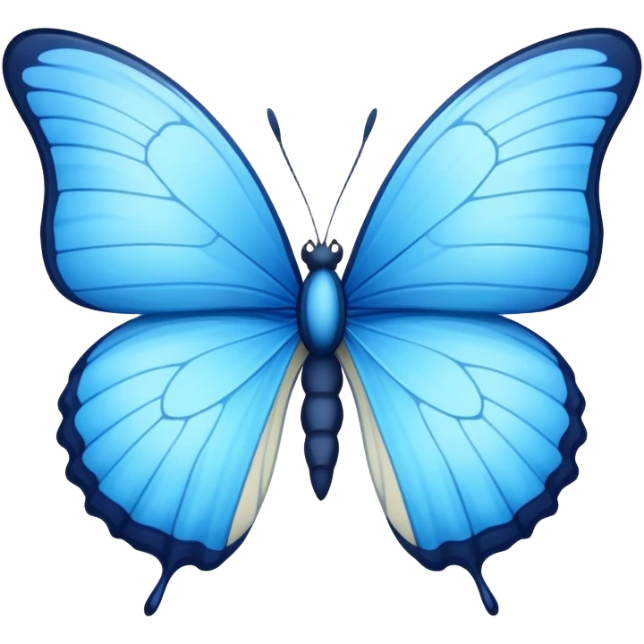 Blue butterfly  emoji