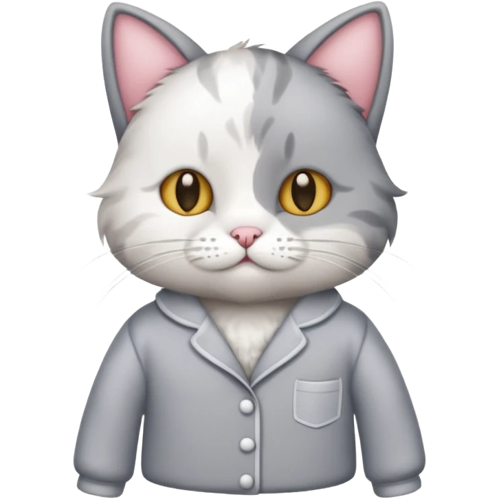 cat in pjs emoji