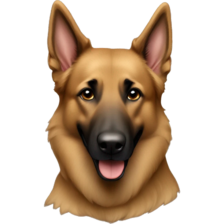 Belgian shepherd light brown  emoji