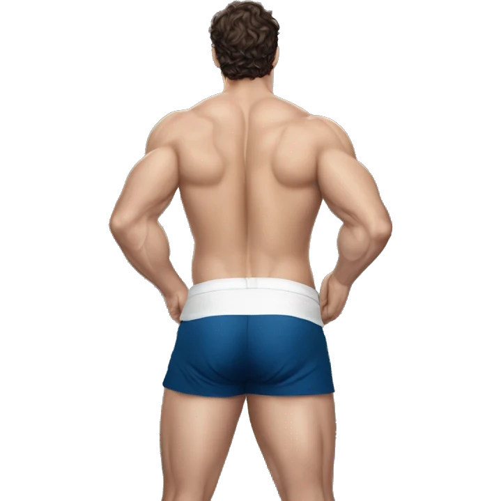 Henry cavill in a jock, backwards view emoji