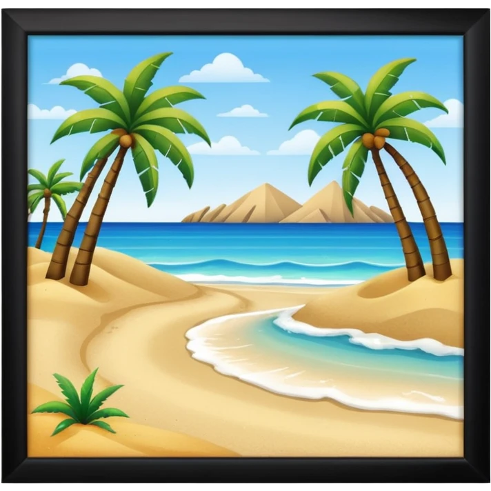 beach landscape emoji