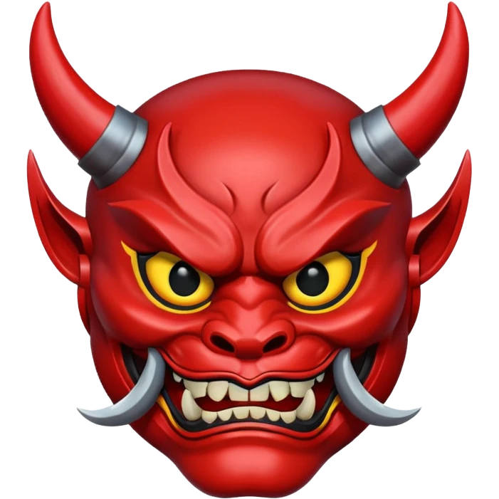 make an oni mask emoji