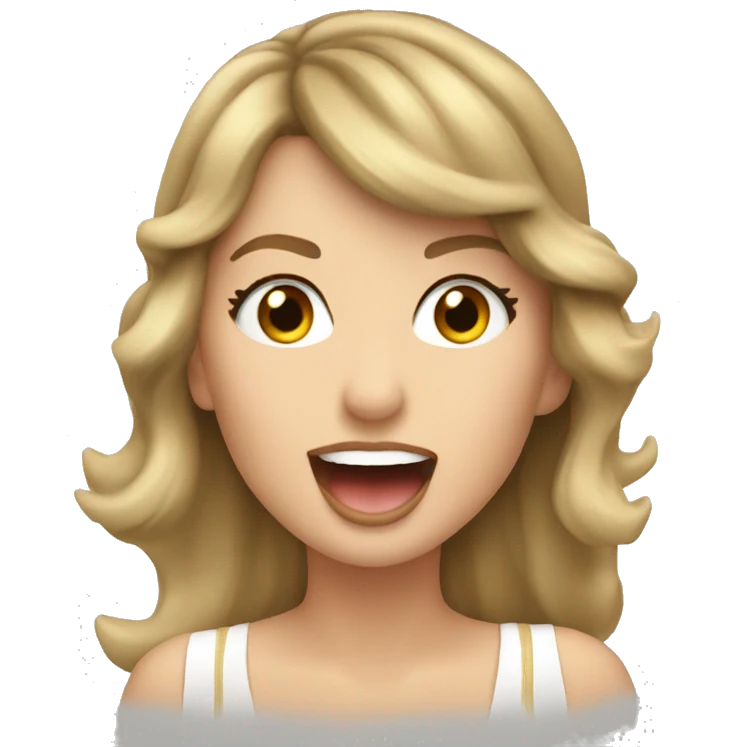 taylor swift singing emoji