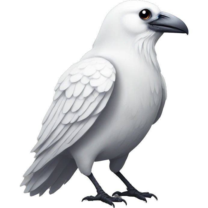 White Raven emoji