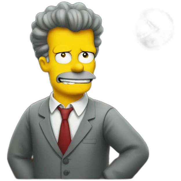 Bart simpson as a teacher emoji