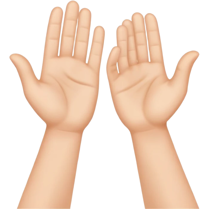 Two hands Applause emoji