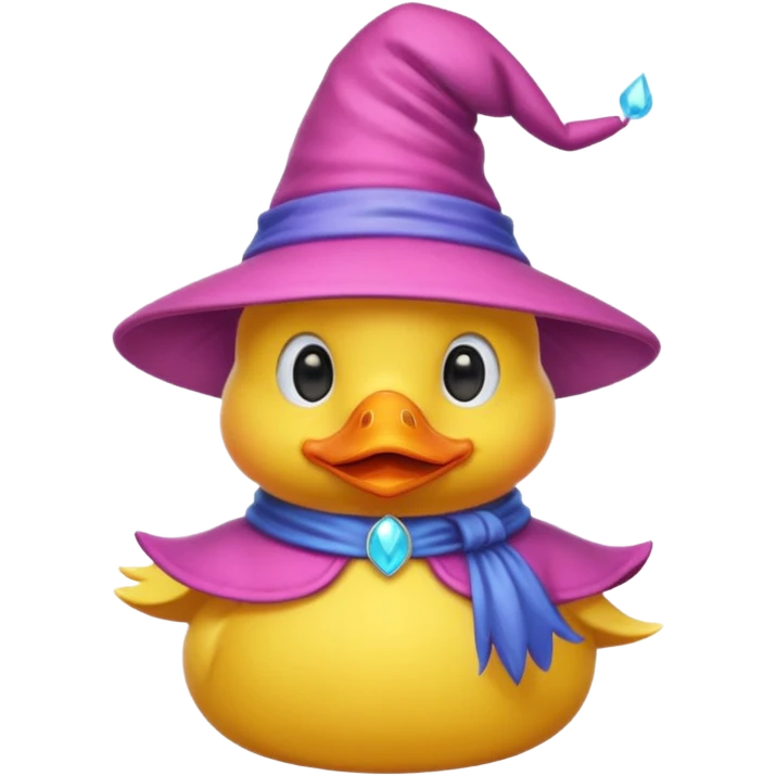 duck in pink wizard hat







 emoji