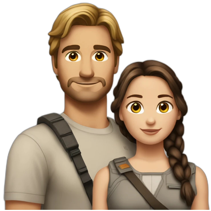 Katniss everdeen with arriw emoji