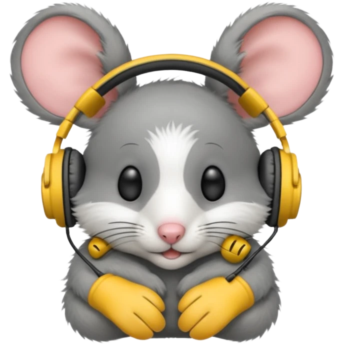 mice wearing headphones emoji