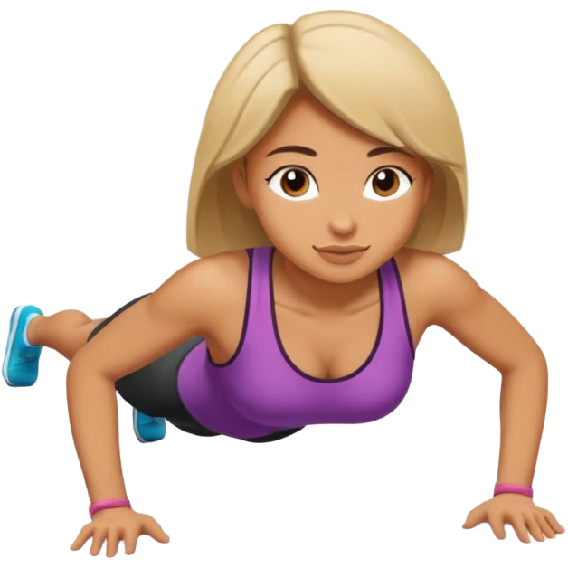 Girl push uo emoji