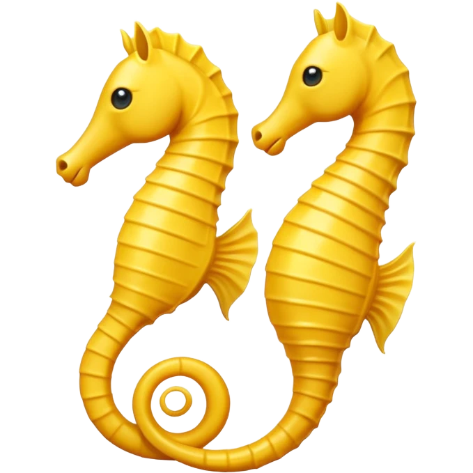 sea ​​horse yellow  emoji