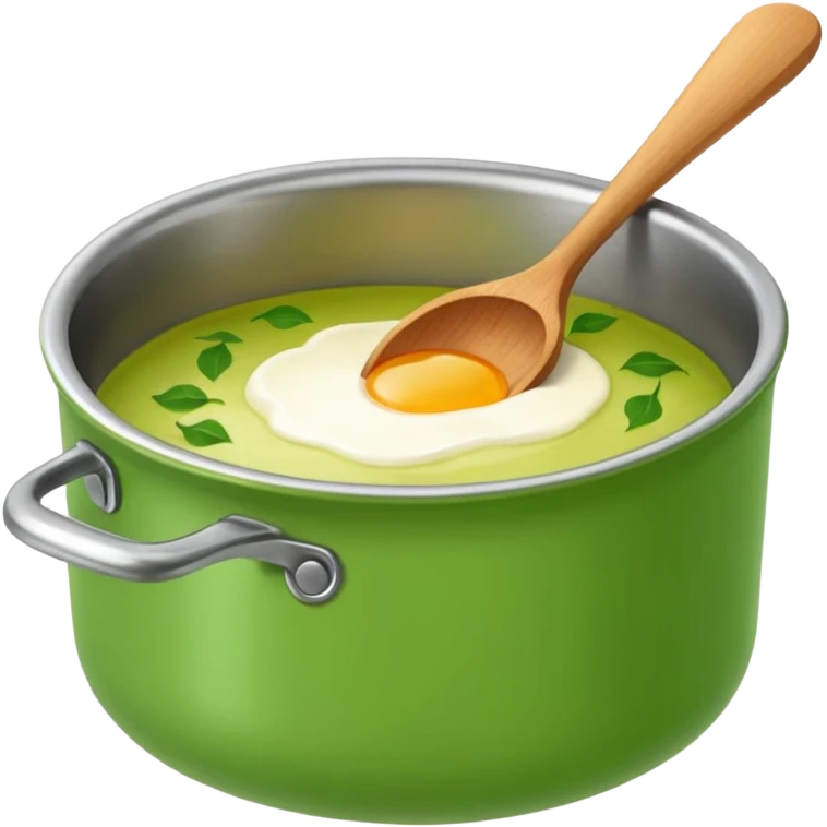 Small icon emoji of recipe, minimum details, green #36a767 main color emoji