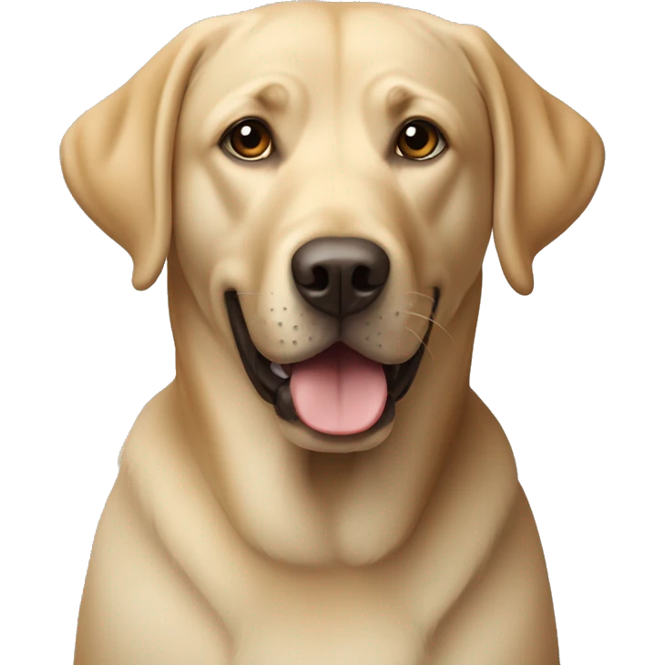 A labrador retriever  emoji