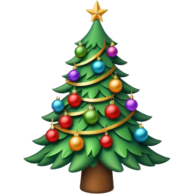 Christmas tree emoji