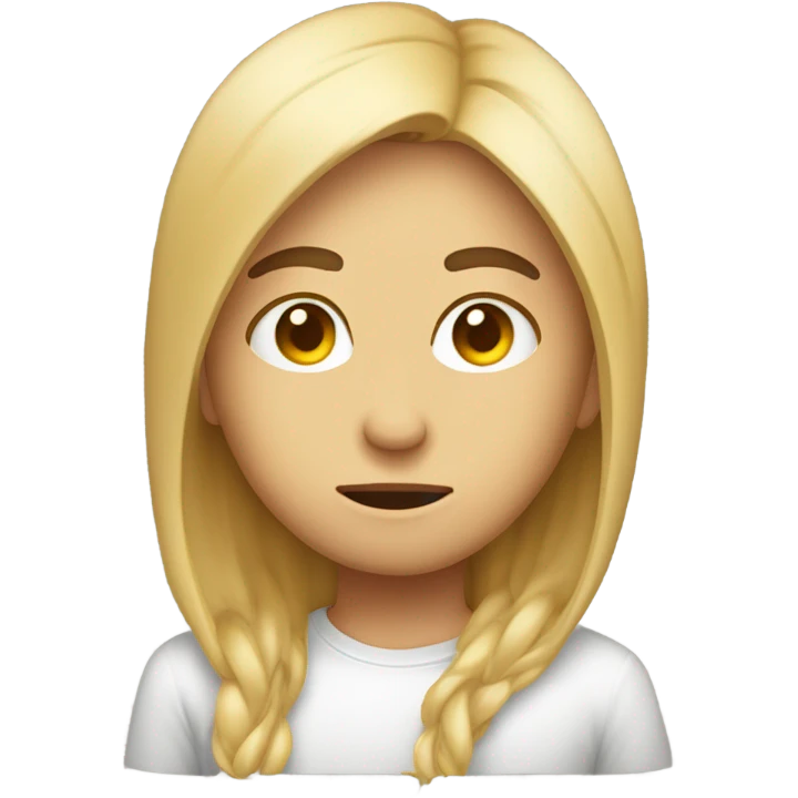 Face shy emoji