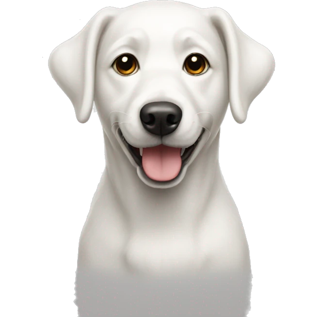 white dog emoji