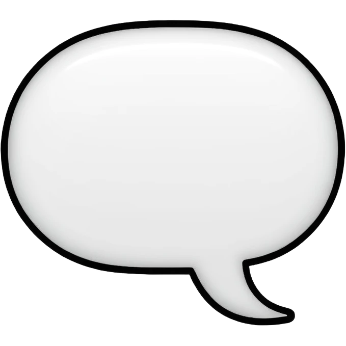 comic book speech bubble emoji