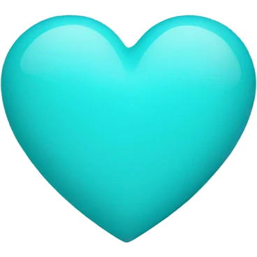 cyan heart emoji