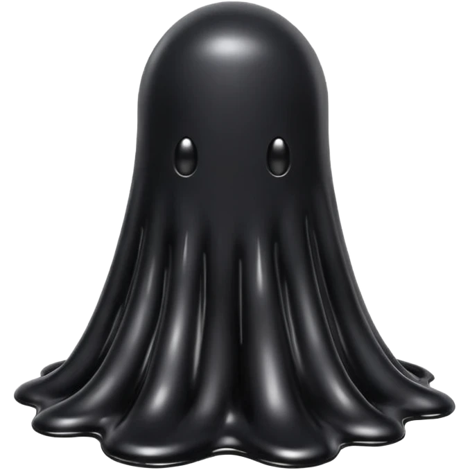 Black slime emoji