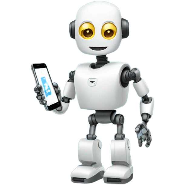 aibot with the phone emoji