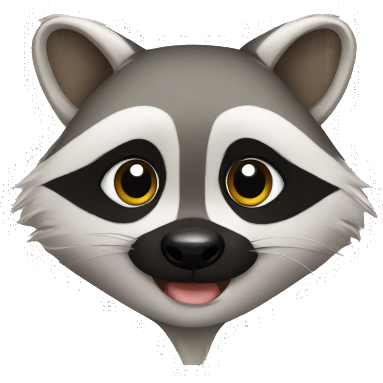 Cute raccoon  emoji